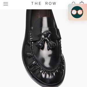 The Row men’s loafer in leather